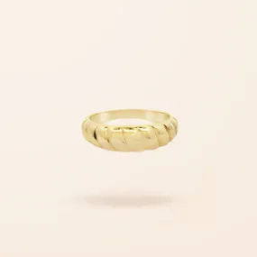 10K Gold Croissant Ring