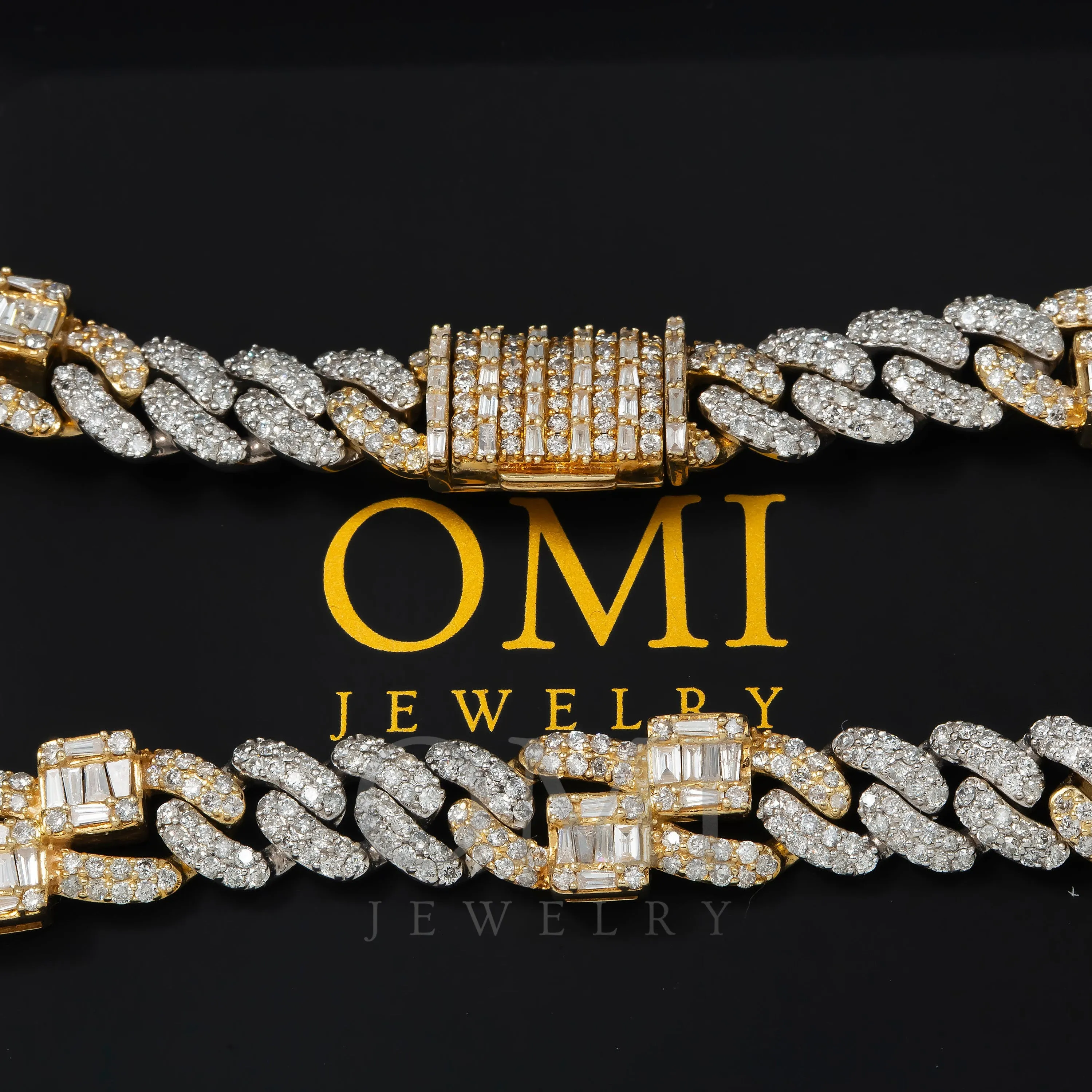 10K GOLD TWO-TONE DIAMOND INFINITY DESIGNER LINK CHAIN 19.46 CT