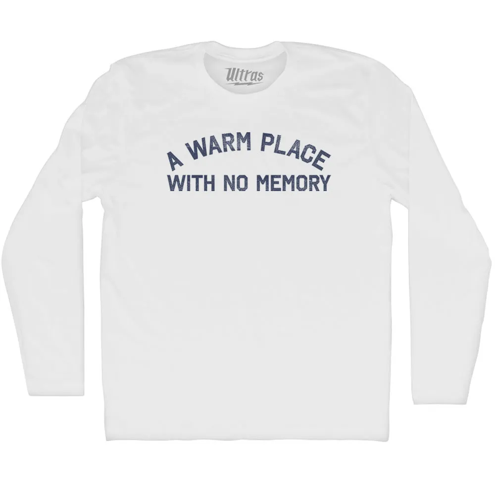 A Warm Place With No Memory Adult Cotton Long Sleeve T-shirt