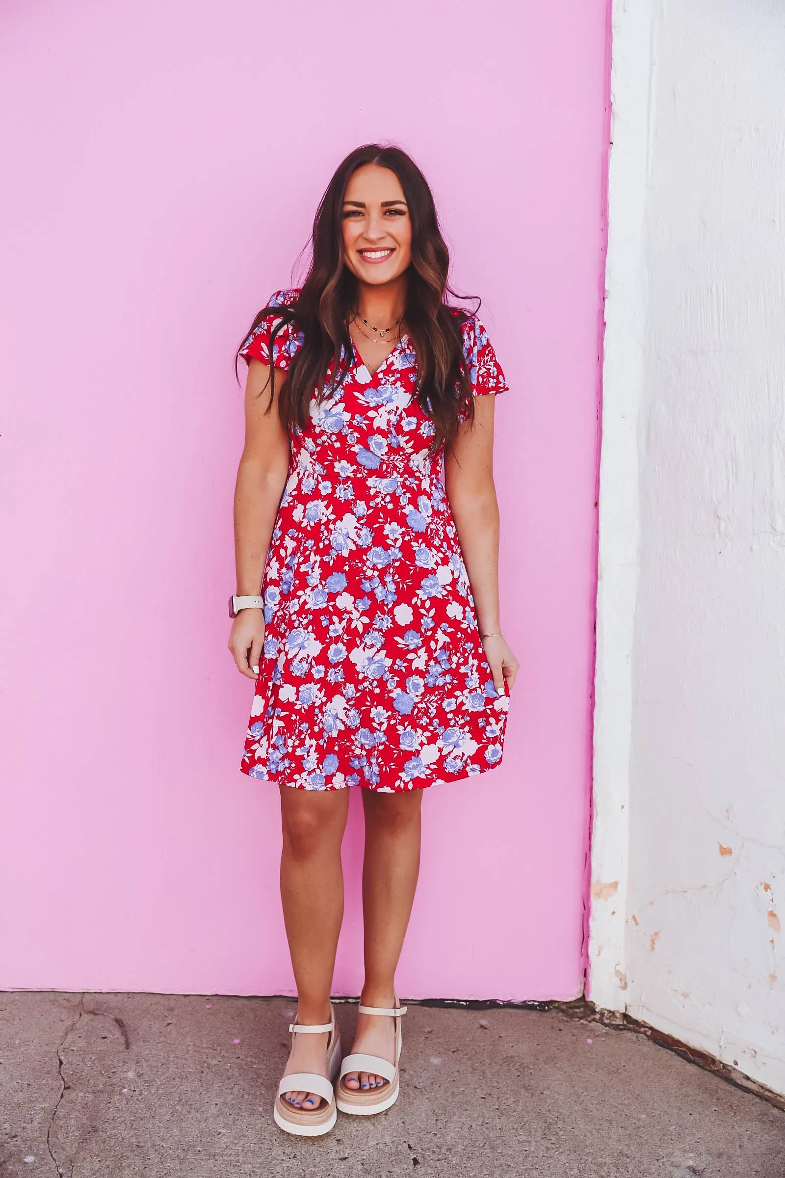 Amanda Floral Mini Dress