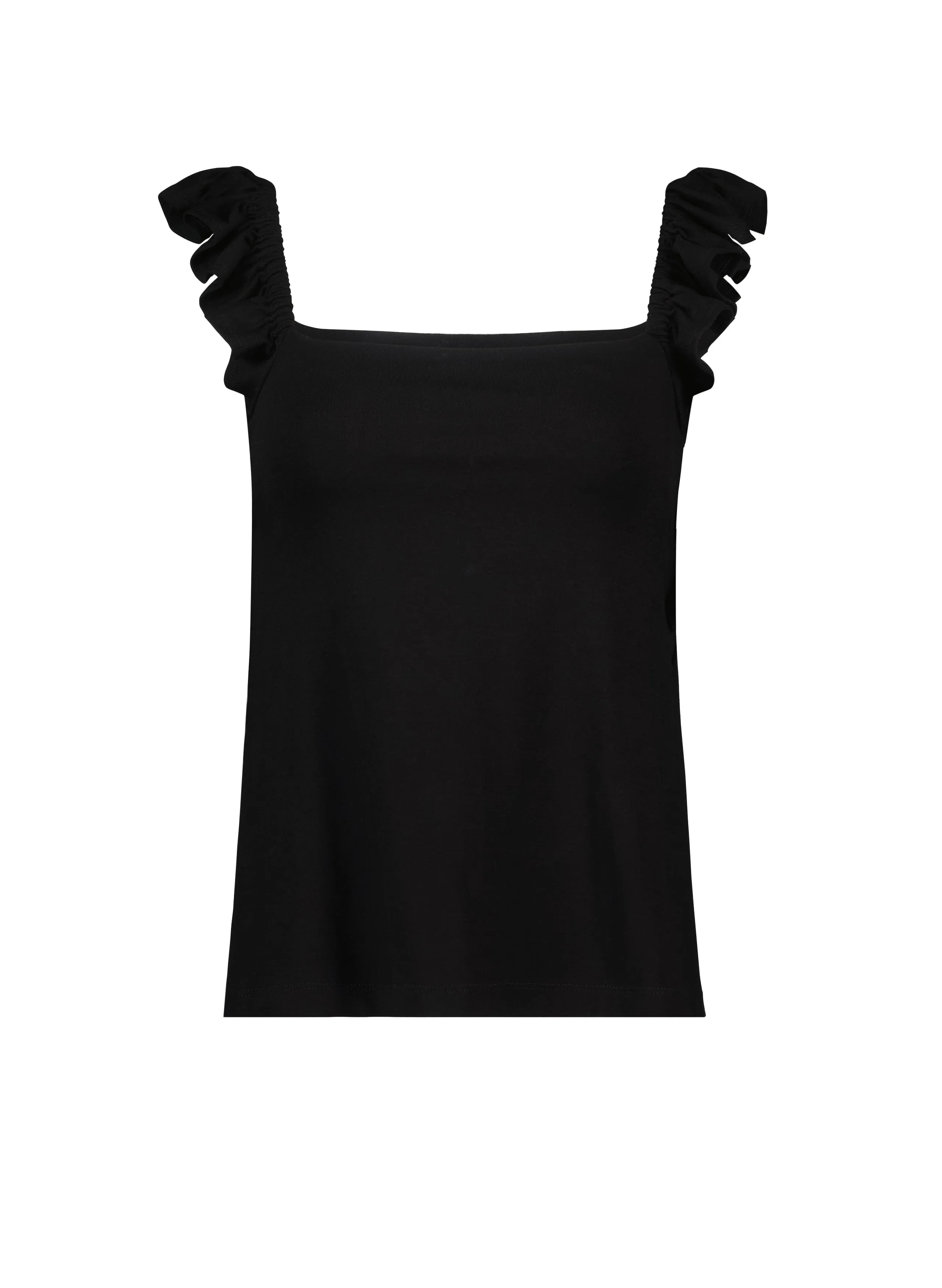 Anais Marie LENZING ECOVERO Top | Caviar Black