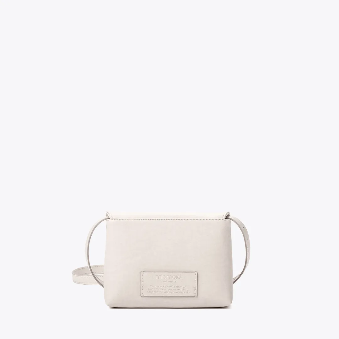 Angelica Vegan Corn Leather Crossbody Bag | Coconut