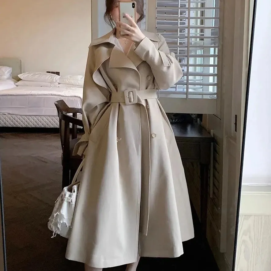 Années 60 Manteau Trench Rétro Classique