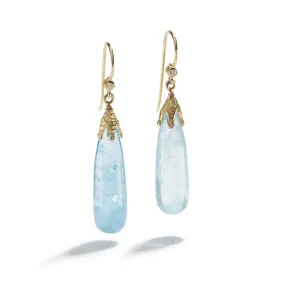 Aqua Drop Earrings