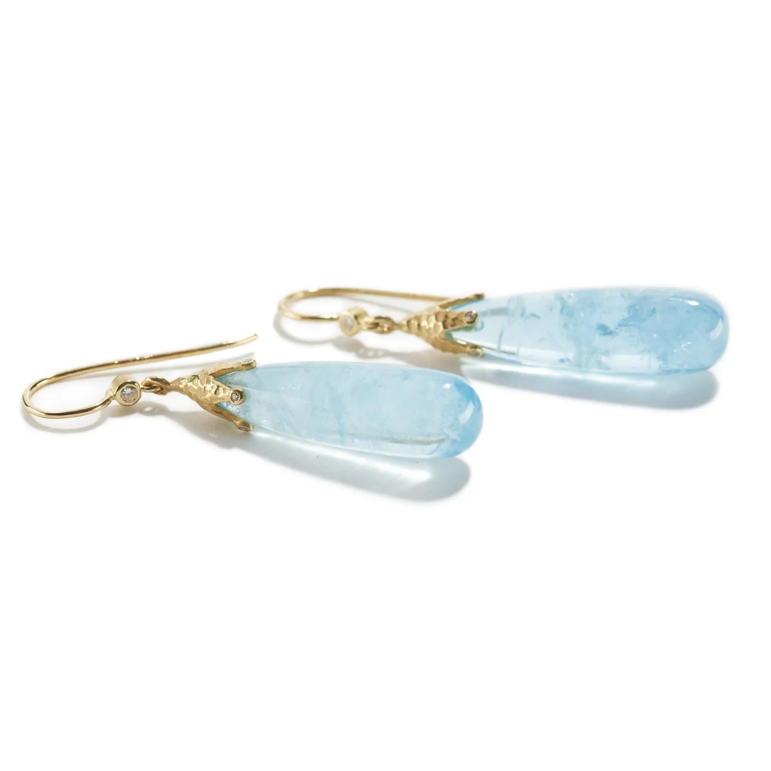 Aqua Drop Earrings