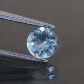 Aquamarine | round cut 6.5 mm, 1 ct,  VVS clarity