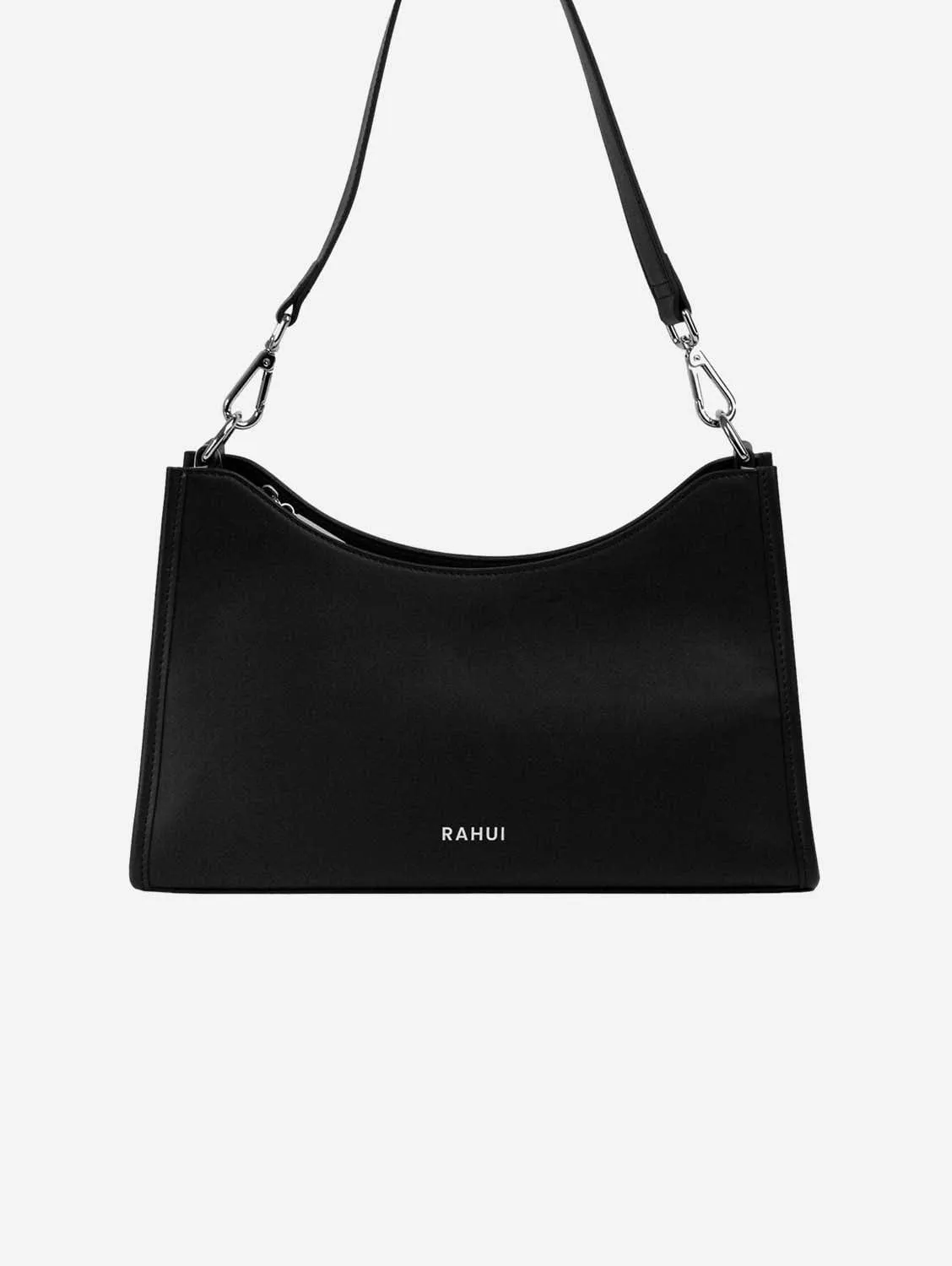 Ash Apple Leather Baguette Bag | Black