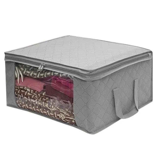 Ashore Shop clothing Zipper Fabric Moisture-Proof Storage Box