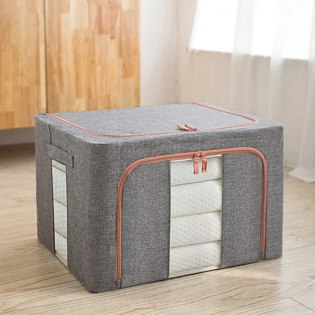 Ashore Shop Fabric Clothing Moisture Proof Zipper Storage Box