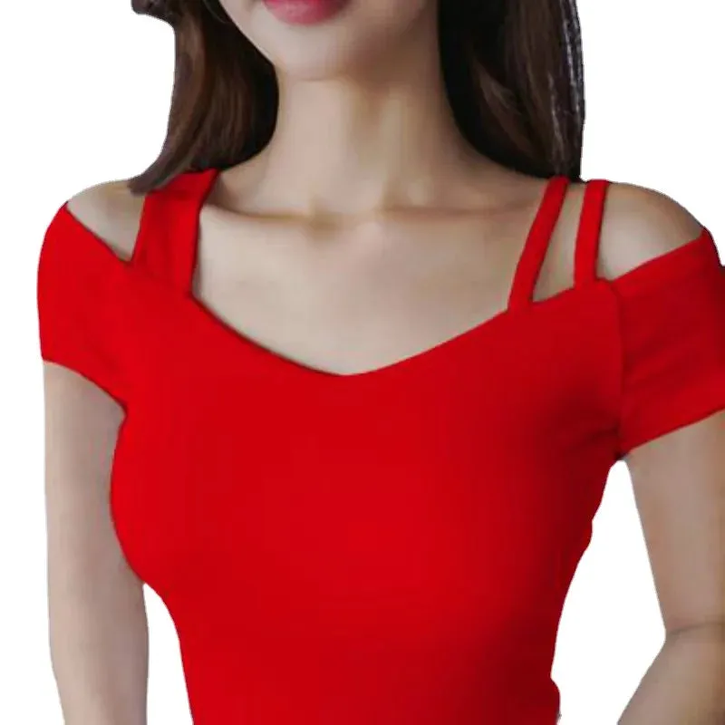 Ashore Shop New Sexy Women Dance Shirt Ballroom Modern Tango Training Shirts Sling