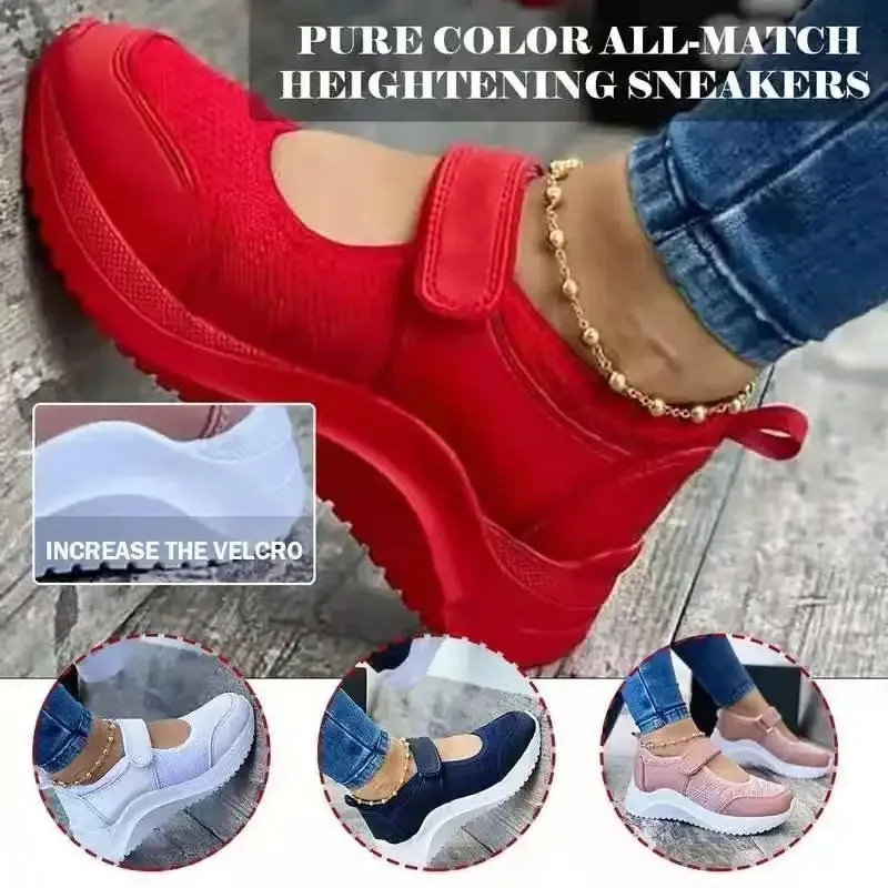 Ashore Shop Women Casual Shoes Sneakers Women Shoes Breathable Mesh Platform