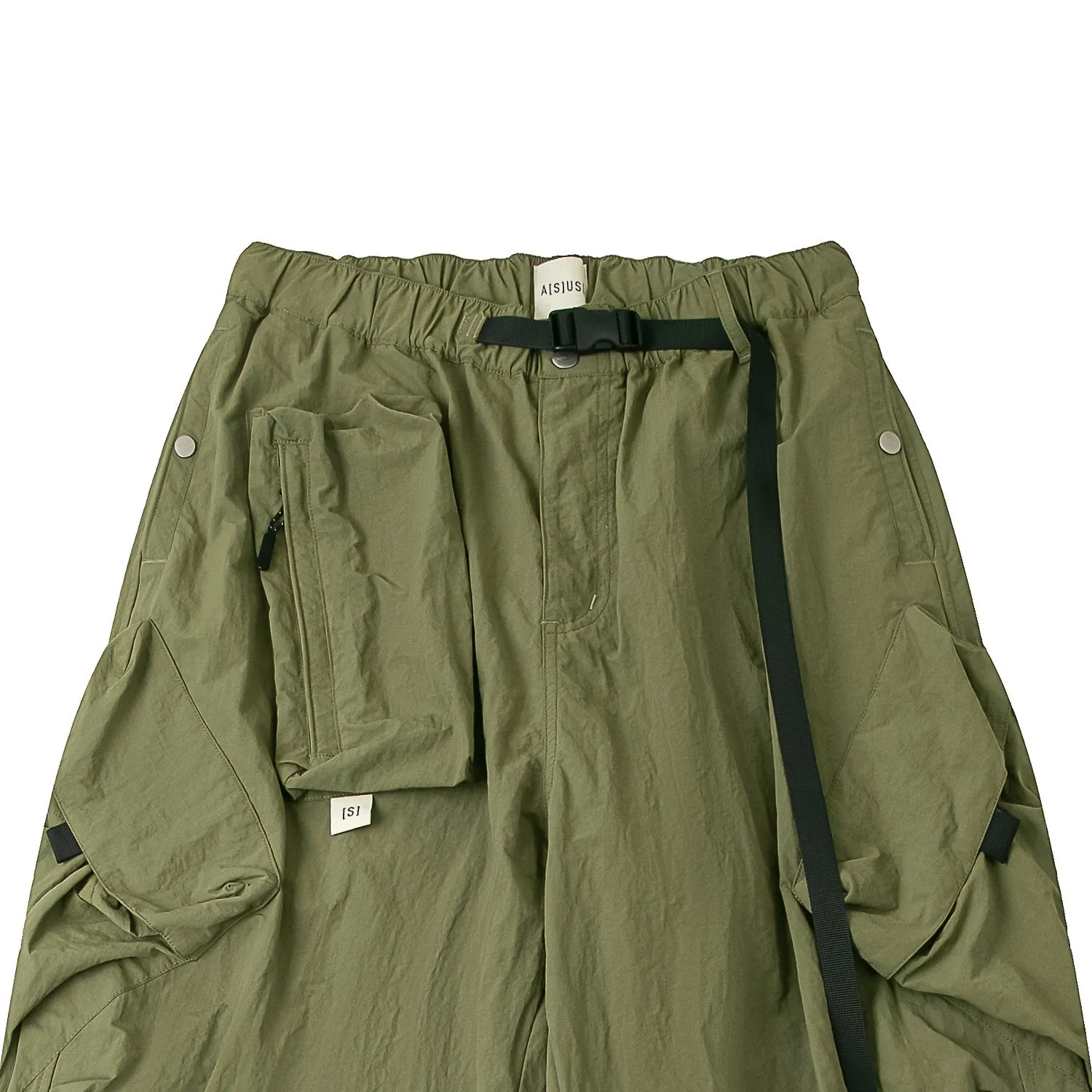 A[S]USL MULTI POCKET BALLOON PANTS-V3-LIGHT OLIVE