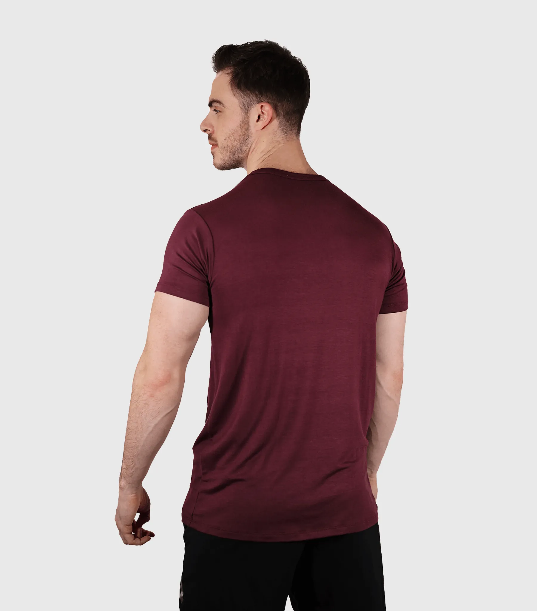 Bamboo Aerotech T-Shirt - Dark Plum