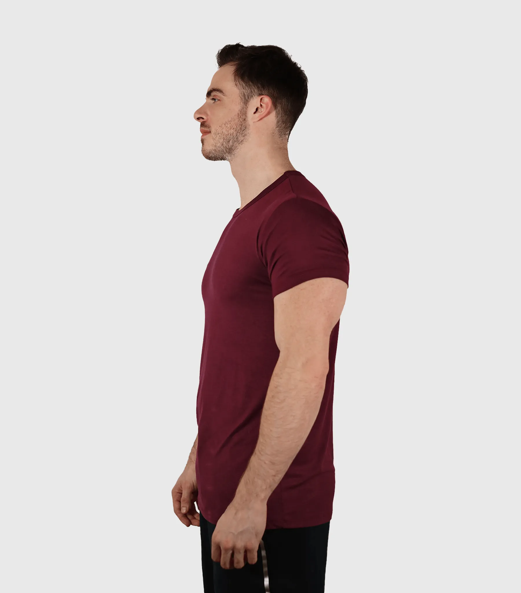 Bamboo Aerotech T-Shirt - Dark Plum