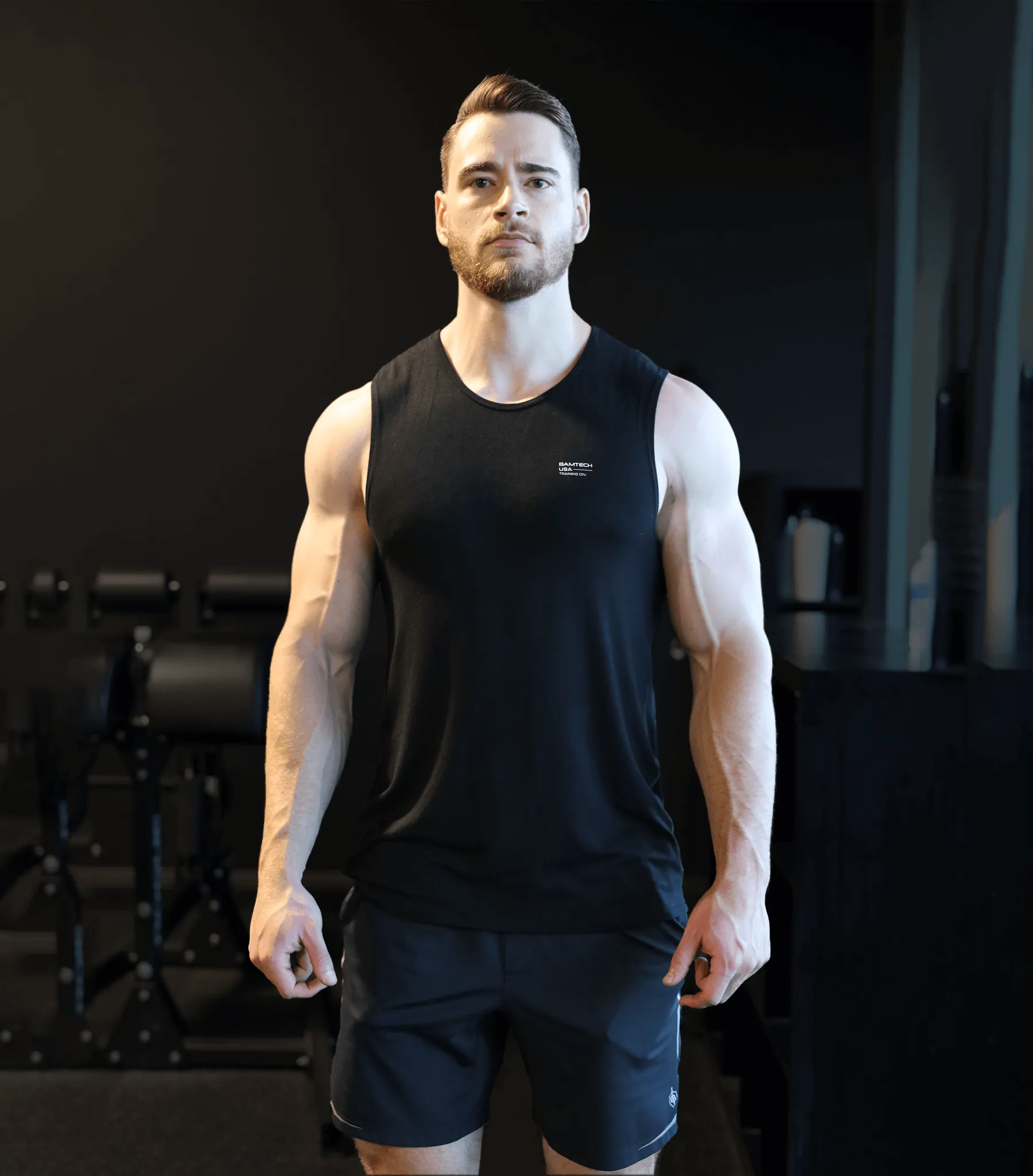 Bamboo Aerotech Tank - Training Div. Heather Grey