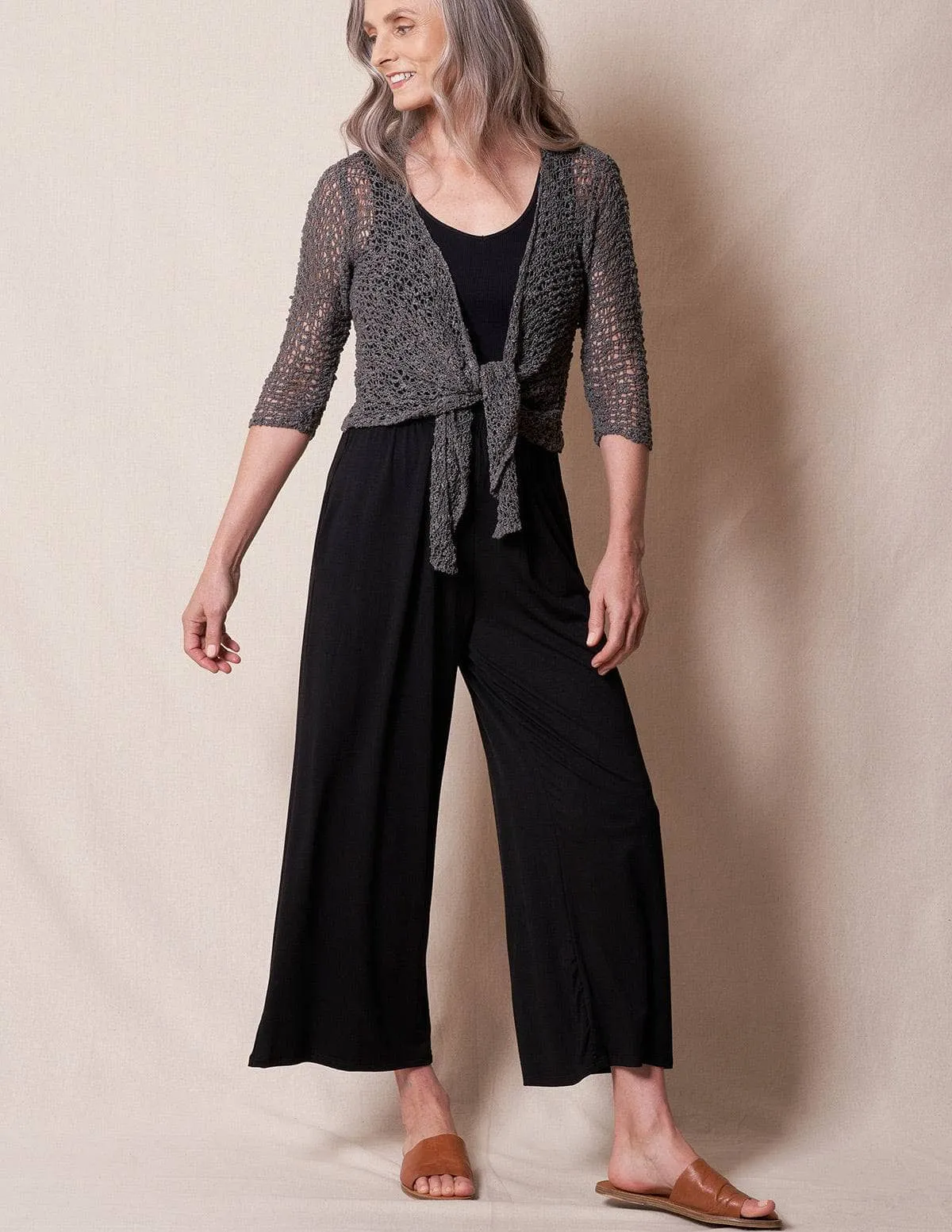 Bamboo Flowy Crop Pants - As-Is-Clearance