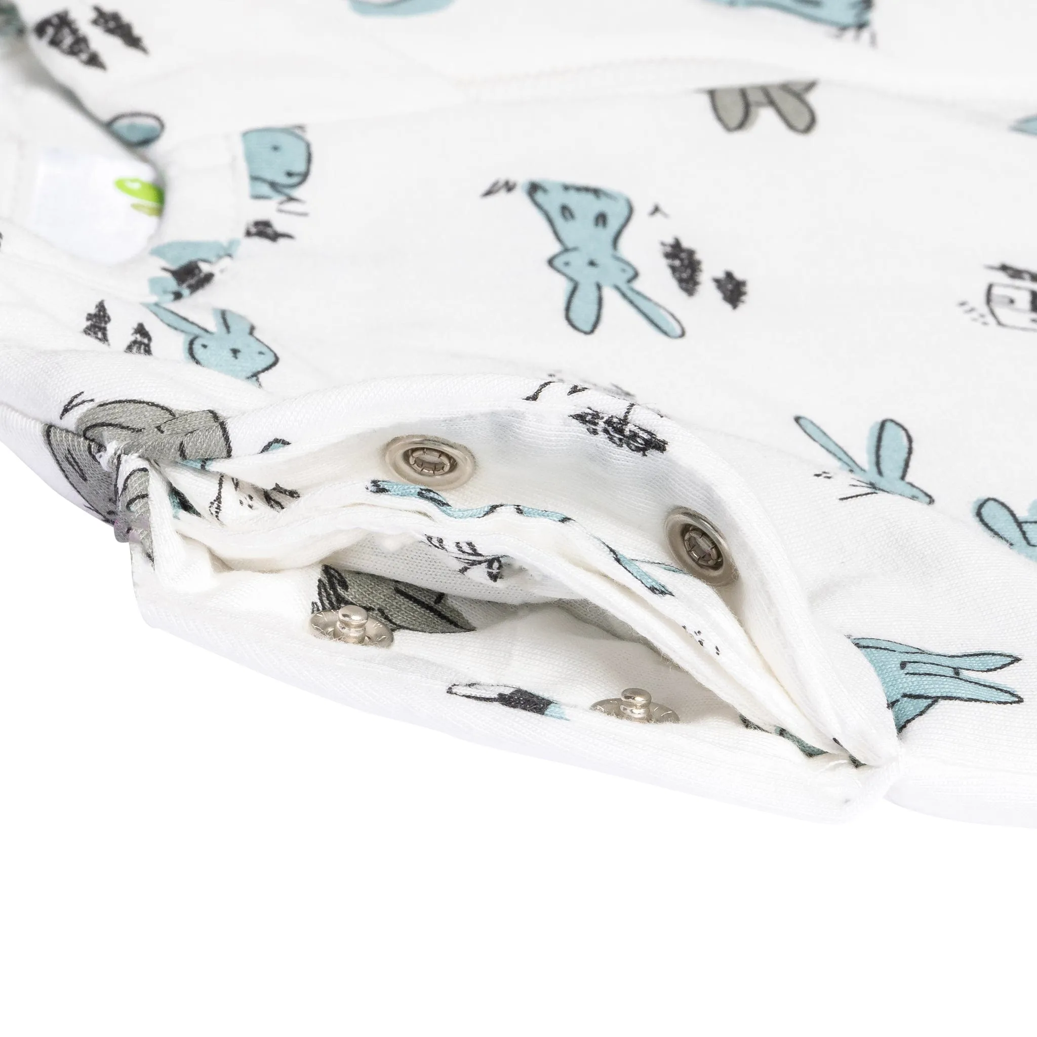 Bamboo newborn sleep sack - Bunnies (1.0 tog)