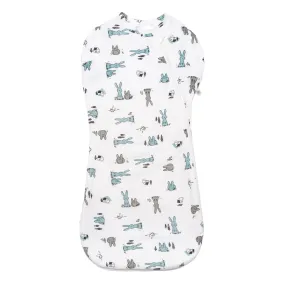 Bamboo newborn sleep sack - Bunnies (1.0 tog)