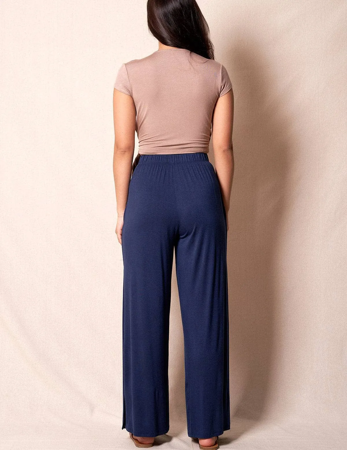 Bamboo Slit Pants