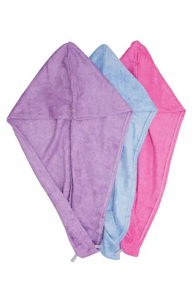 Bamboo Textiles Hair Towel - Purple