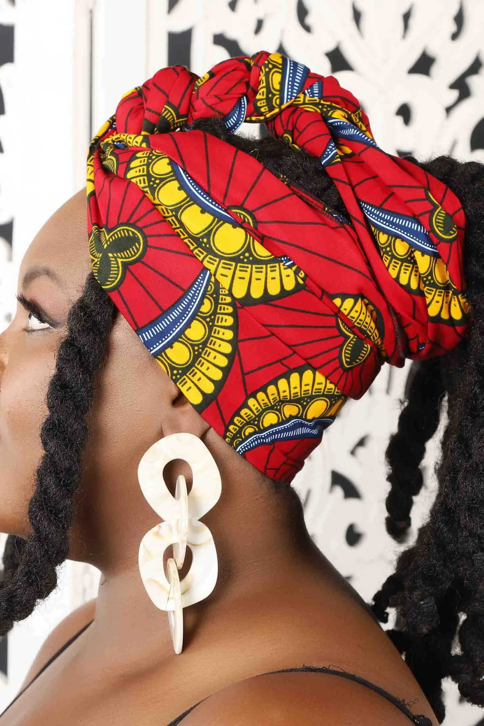 Bertha African Print Head wrap