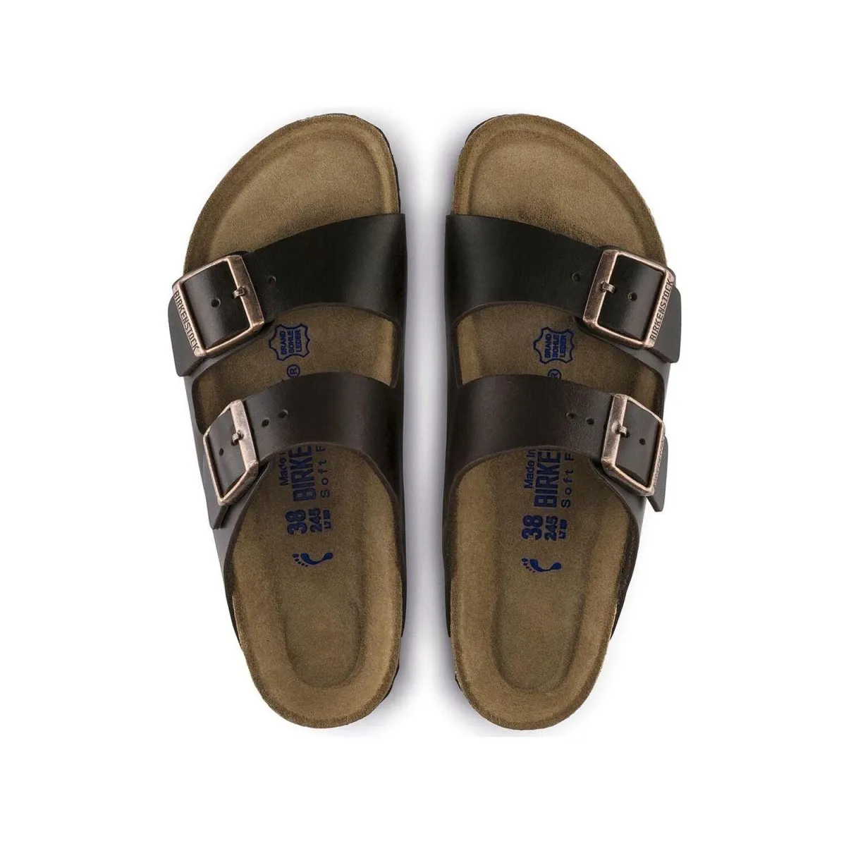 Birkenstock Arizona Soft Footbed - Brown Amalfi Leather