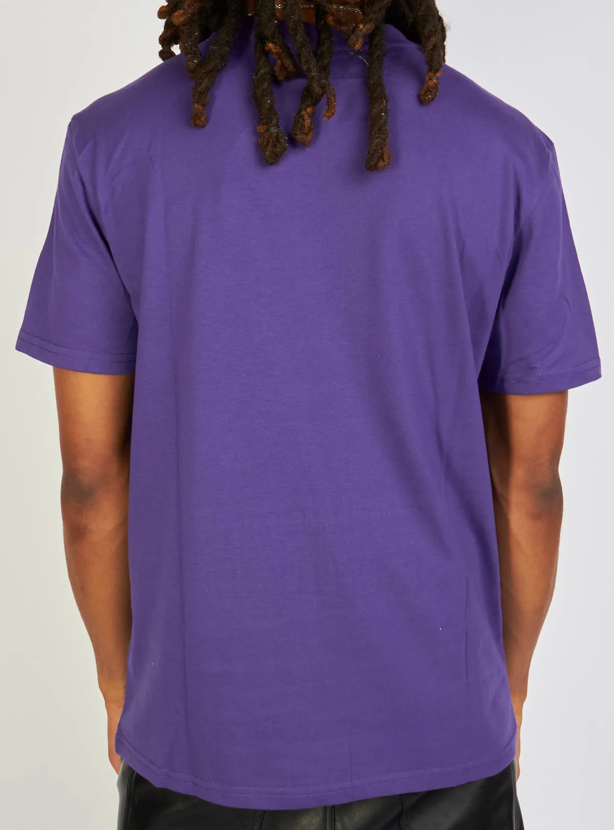 Black Pike T-Shirt - The World Is Yours - Purple - BS3053