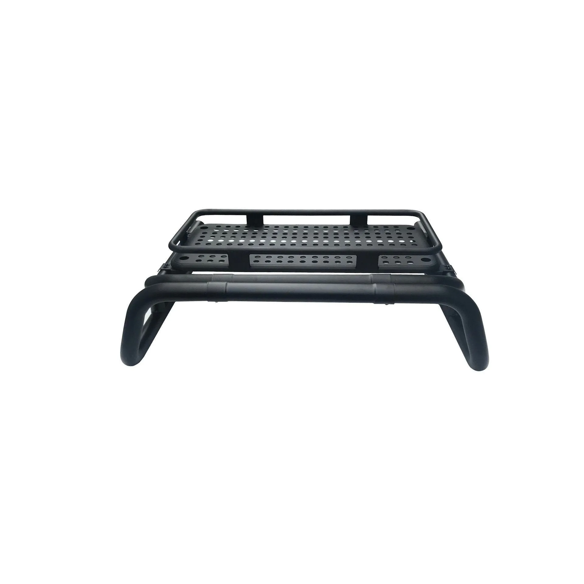 Black SUS201 Long Arm Roll Bar with Cargo Basket Rack for Ford Ranger 1998-2005