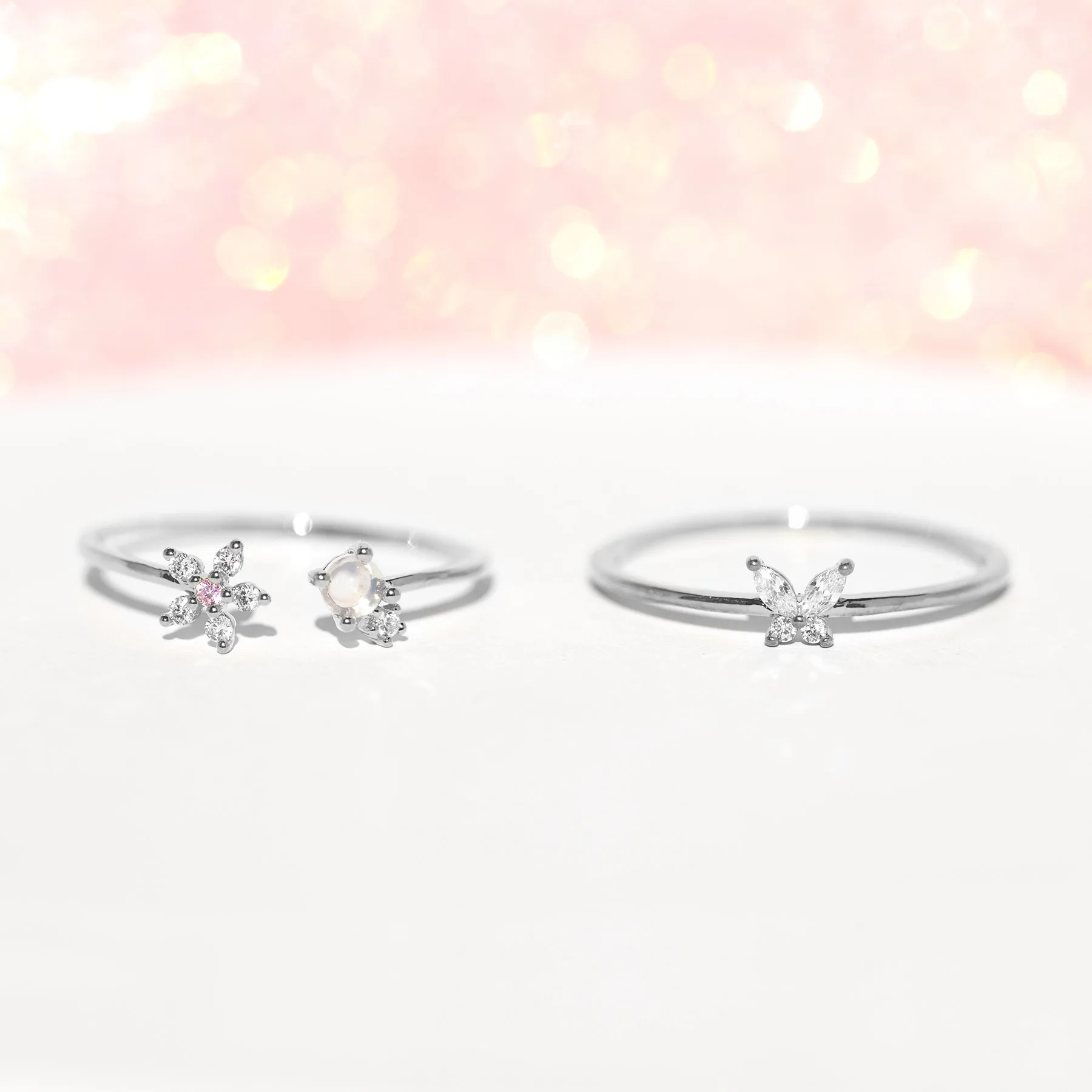 Bloom & Fly Ring Set