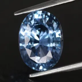 Blue Sapphire | IGI certified | natural, oval cut 9.5x7mm, VS, 2.46ct