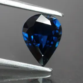 Blue Sapphire | IGI certified | natural, pear cut *8x6 mm, VS, 1.33ct