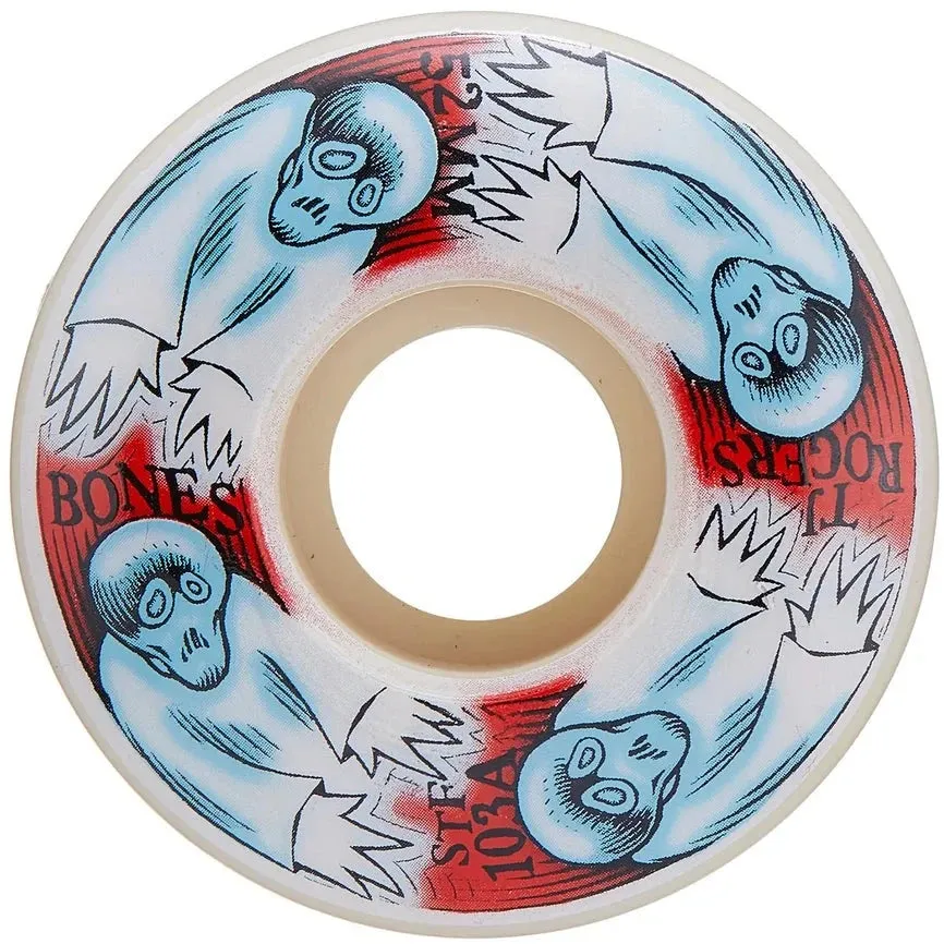 Bones Wheels TJ Rogers Whirling Specters V3 Slims 54mm 103a