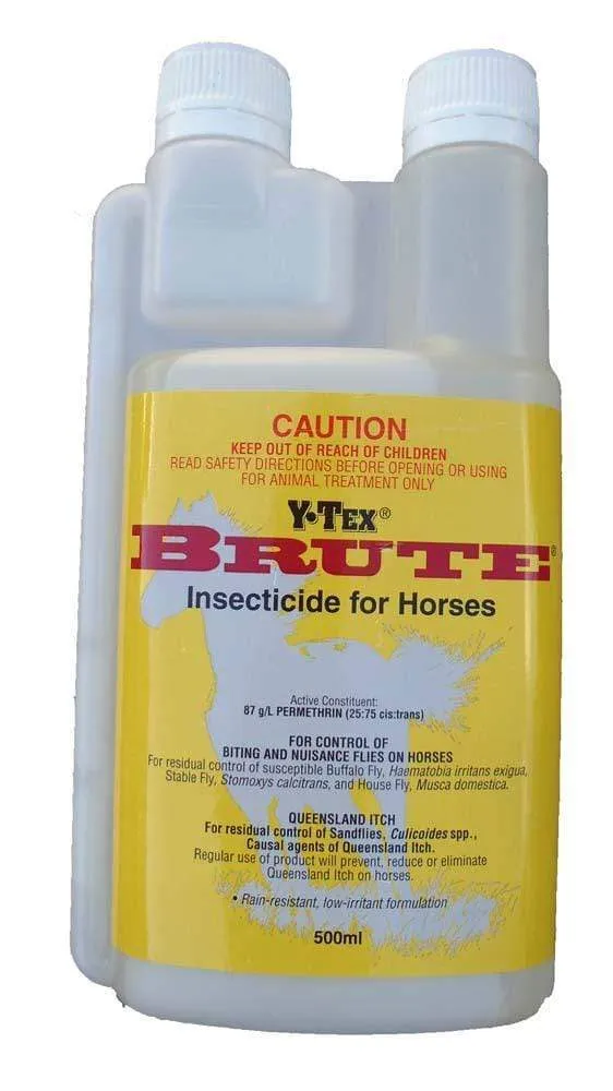 Brute Wipe on Insecticide For Horses 500ml