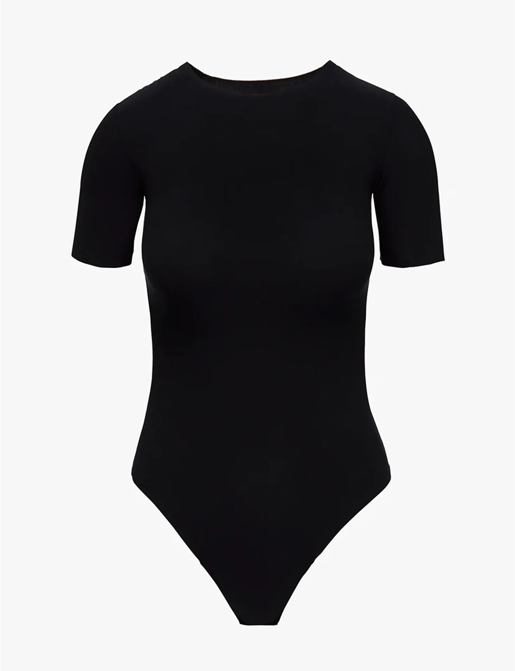 Butter Short Sleeve Bodysuit, Midnight Black