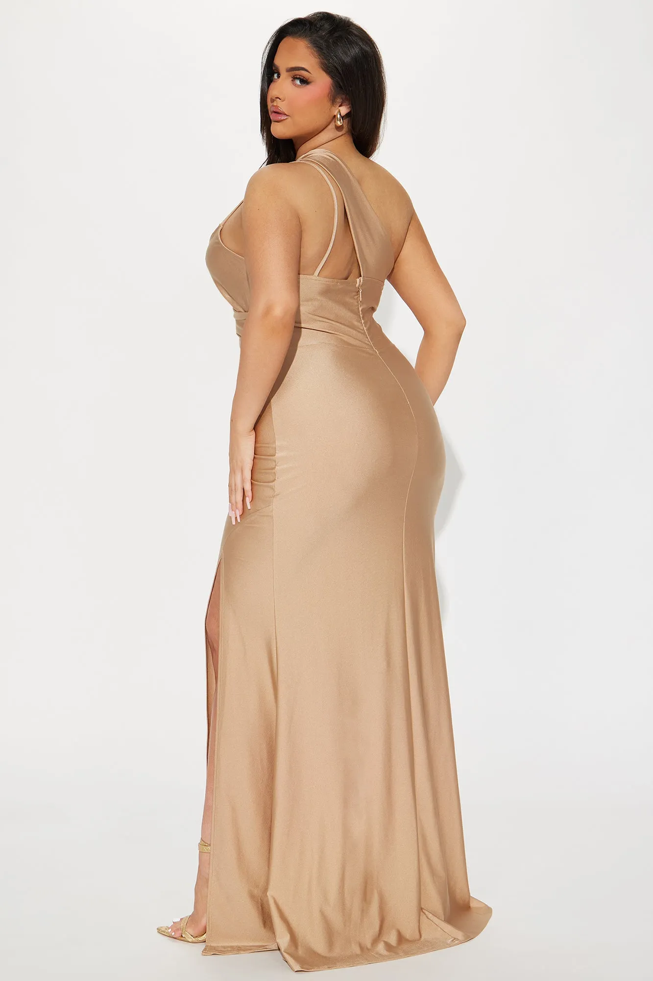 Can't Replace You Maxi Dress - Champagne