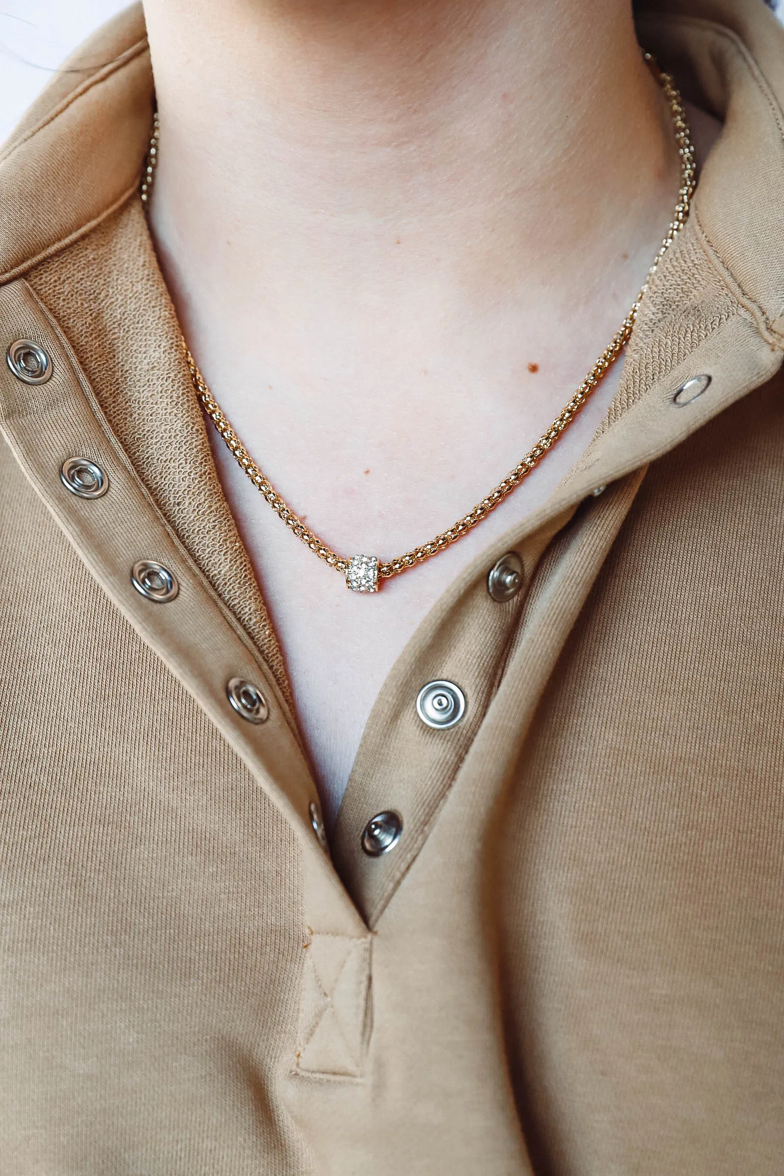 Cassie Necklace-Gold