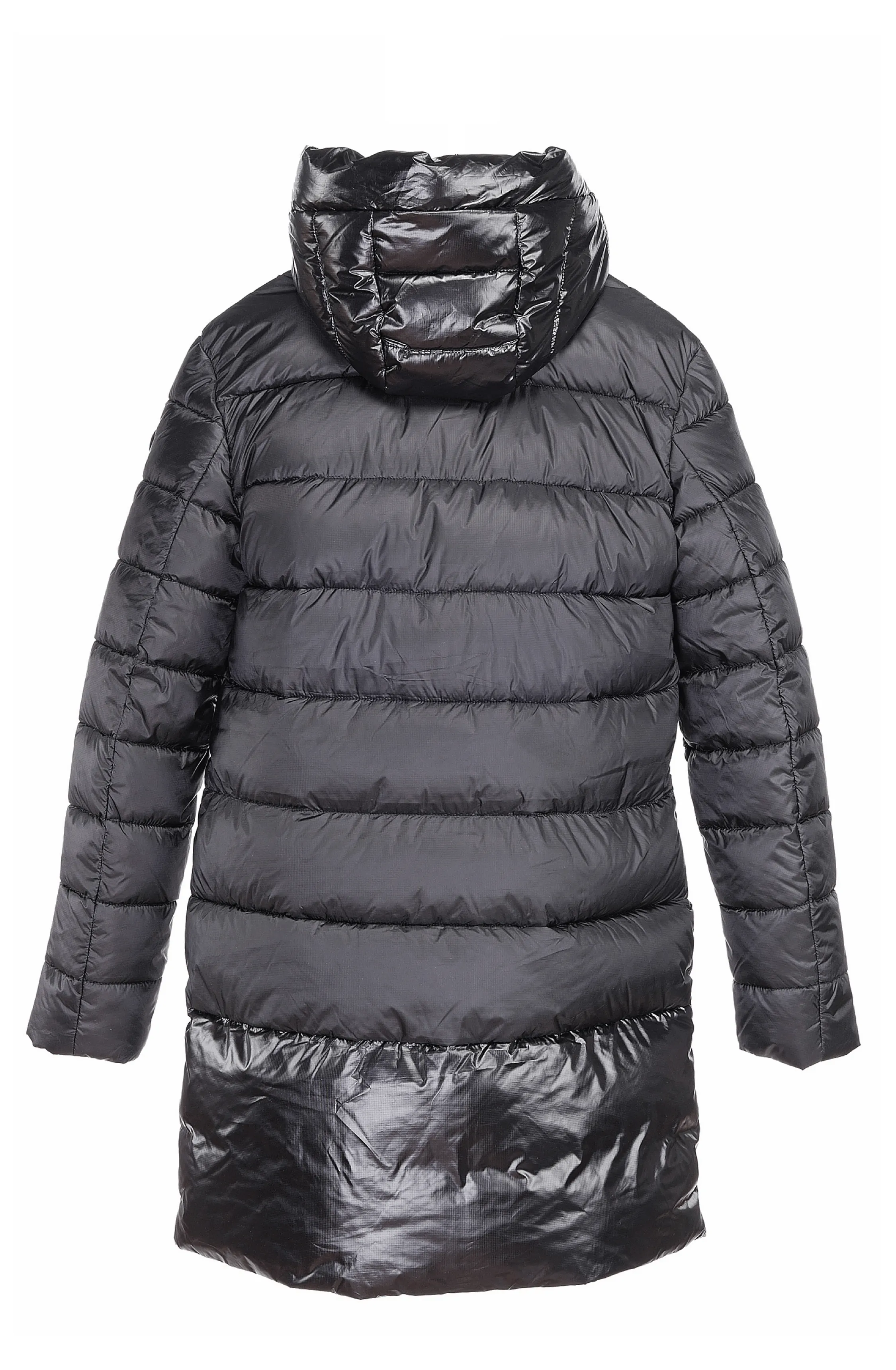 Chepstow Recycled Vegan Long Puffer Jacket | Black