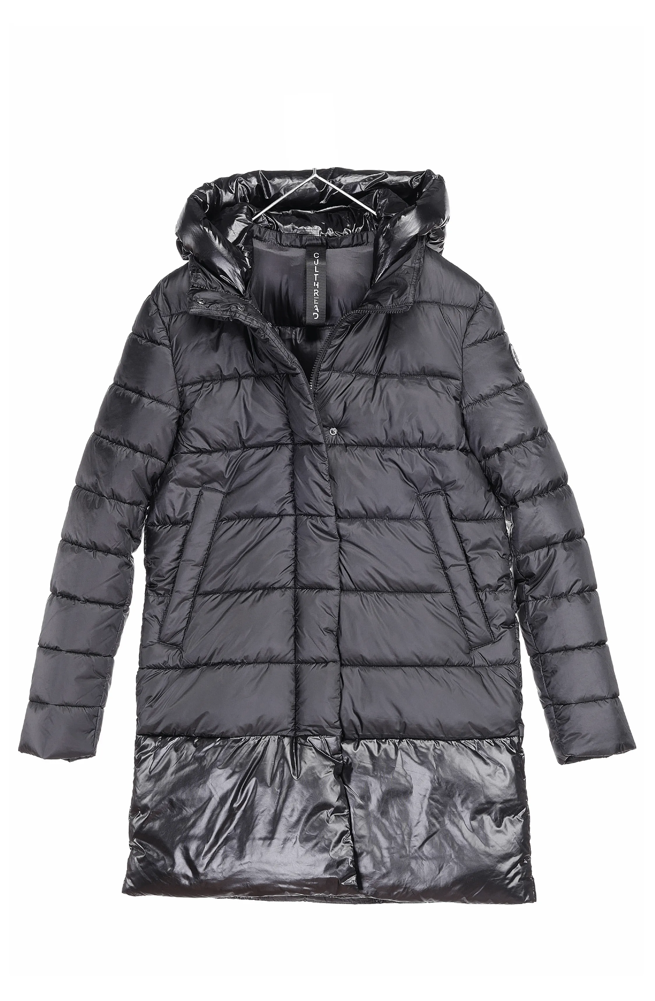 Chepstow Recycled Vegan Long Puffer Jacket | Black