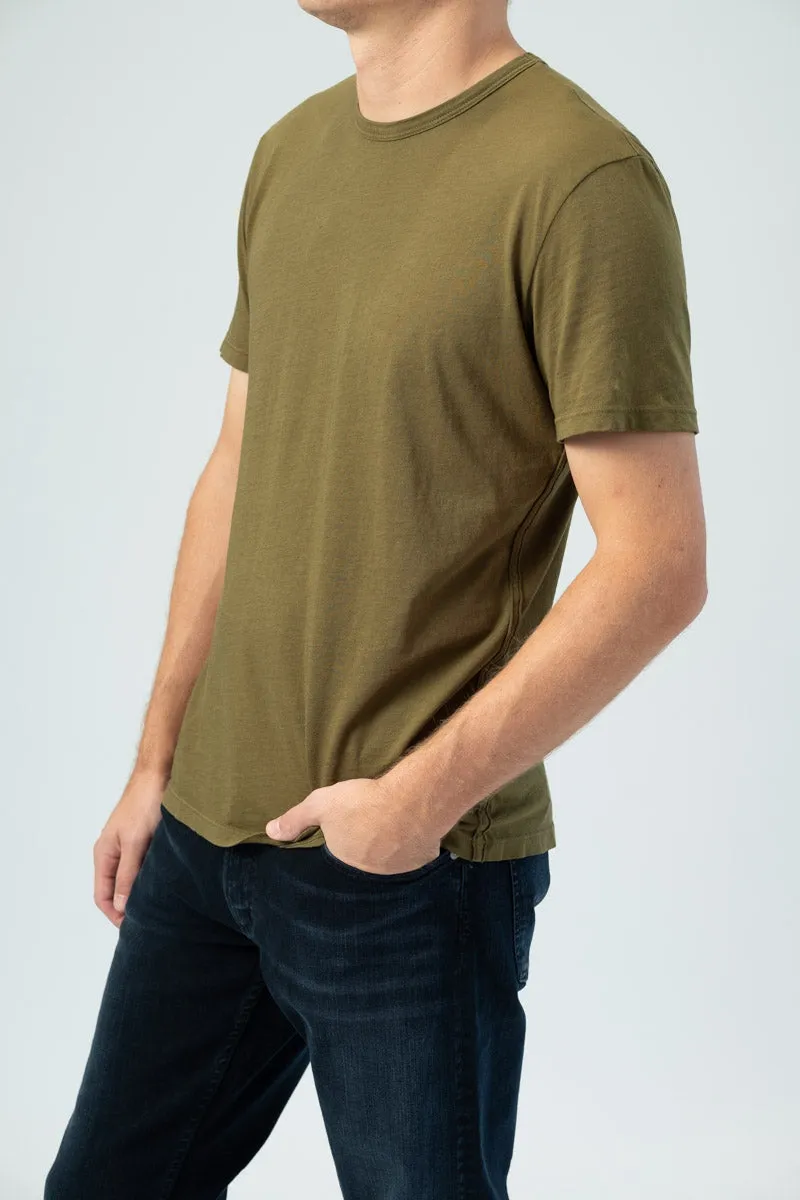 Classic Crewneck T-Shirt in Moss