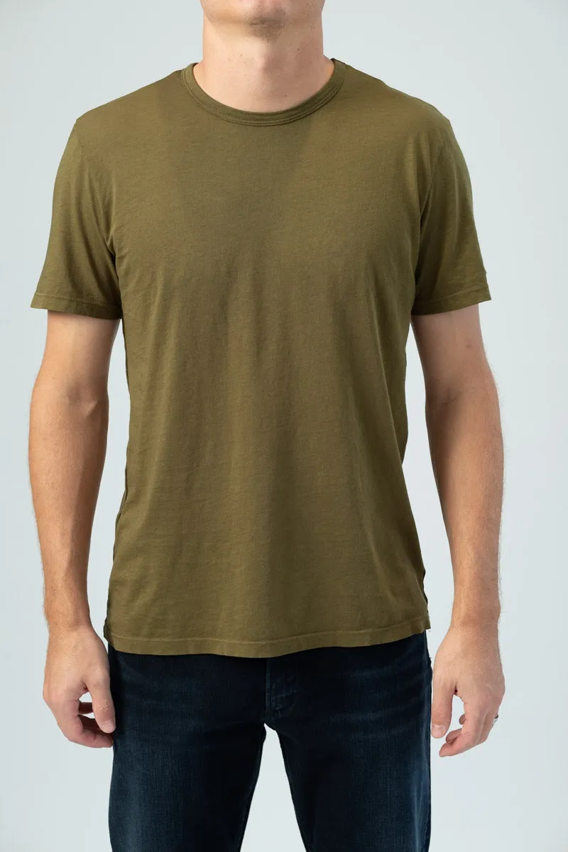 Classic Crewneck T-Shirt in Moss