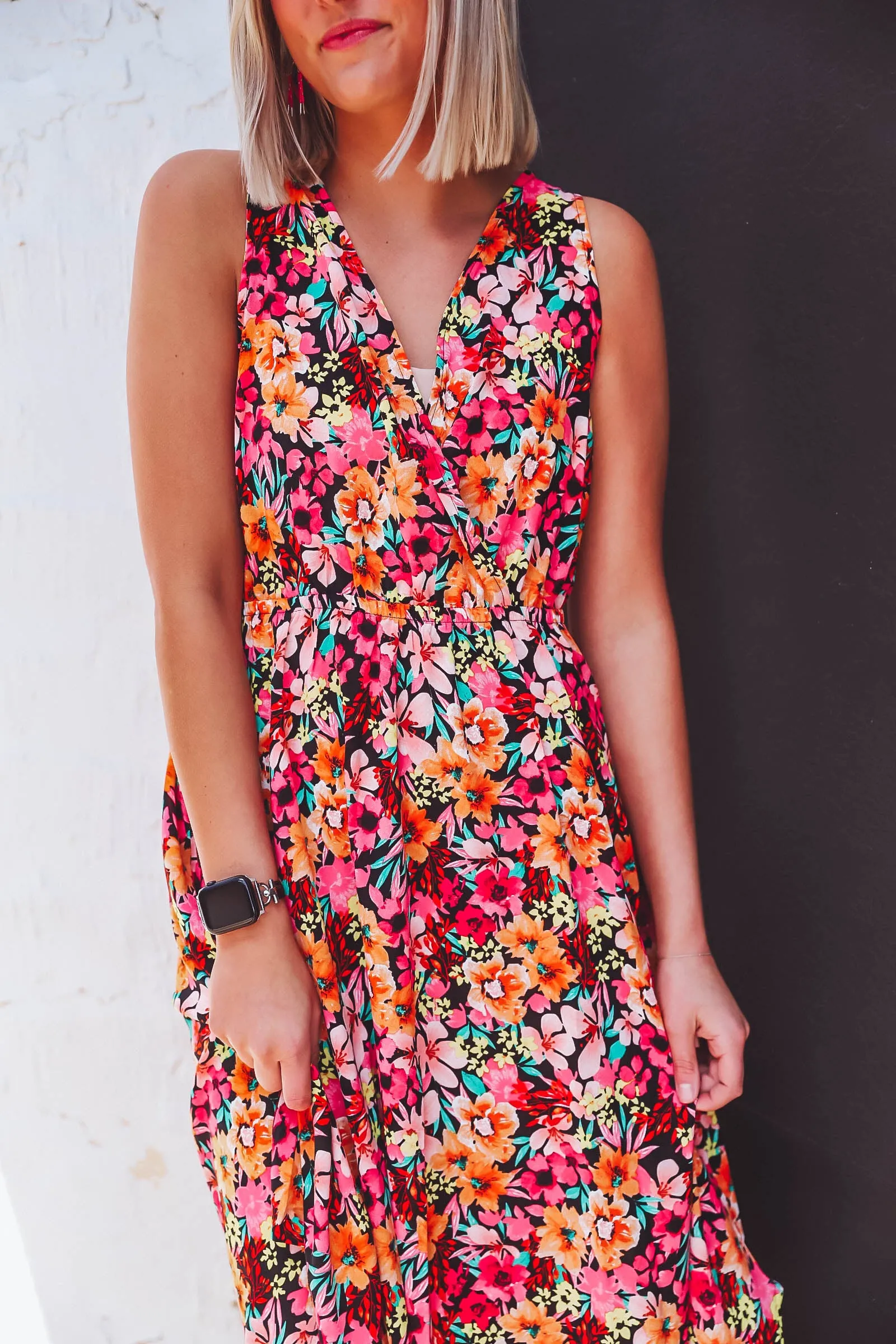 Cleo Floral Midi Dress