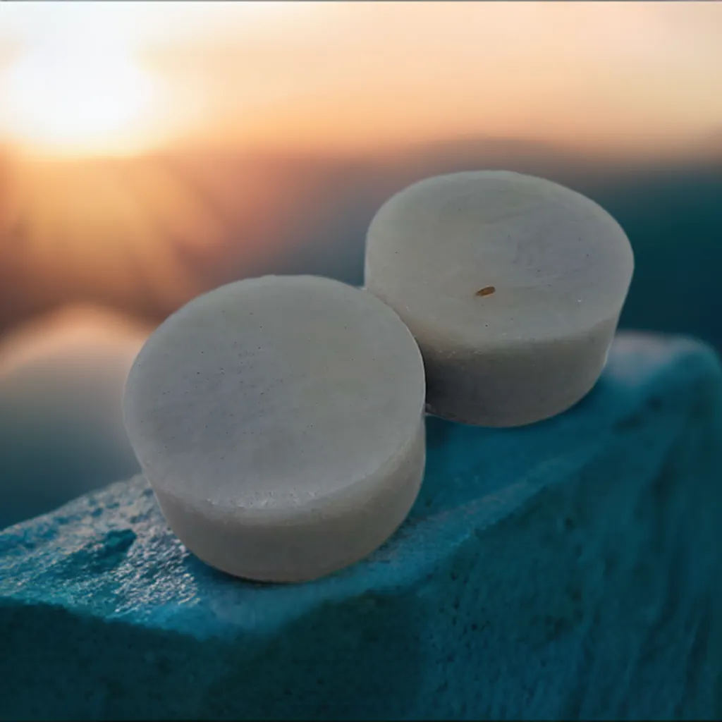 Coconut Vanilla infused in Glycerin and Bamboo Charcoal Soap