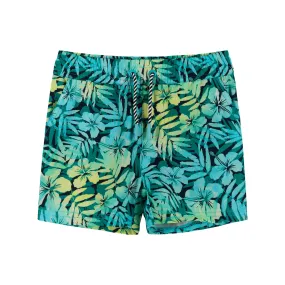 Comfort Stretch Lined Boardshort | Tropical Print