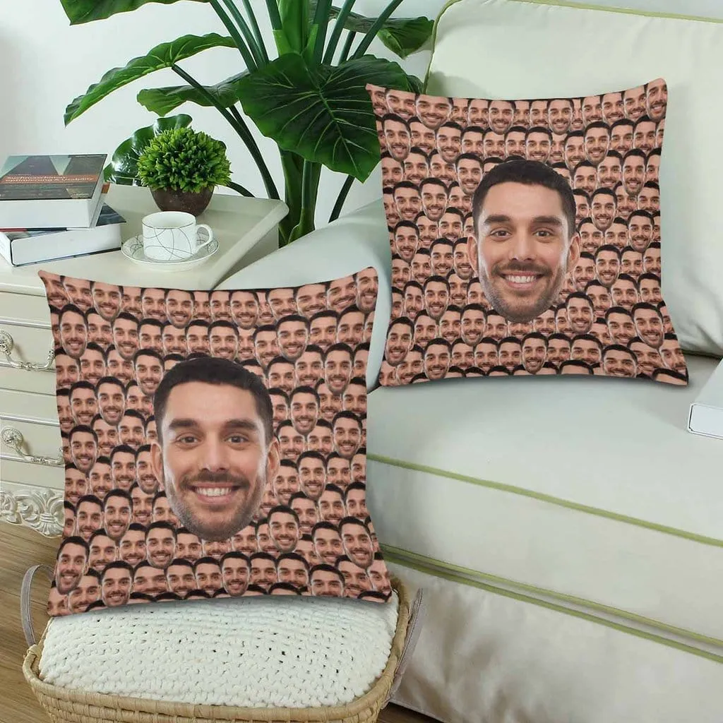 Custom Face Pattern Rectangle Pillow Case & Body Pillow Case & Pillow Cover