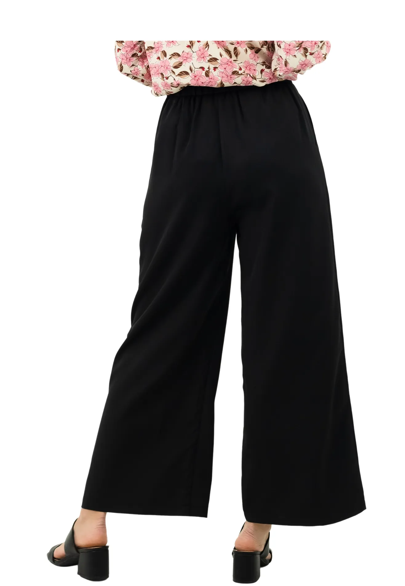 DAISY By VOIR Buttoned Pleated Flare Pants