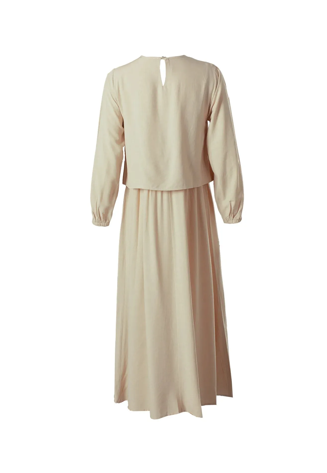 DAISY By VOIR Dual-Layered Cozy Maxi Dress