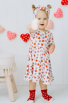 Dream Big Little Co Be Mine Dream Ruffle Dress