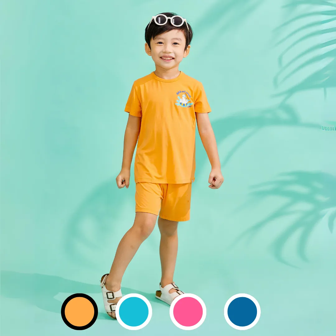 Duckie's Day Off Bamboo Kid Tee Set (Assorted Colours)