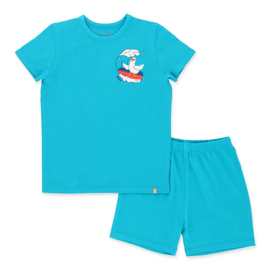 Duckie's Day Off Bamboo Toddler Tee Set (Assorted Colours)