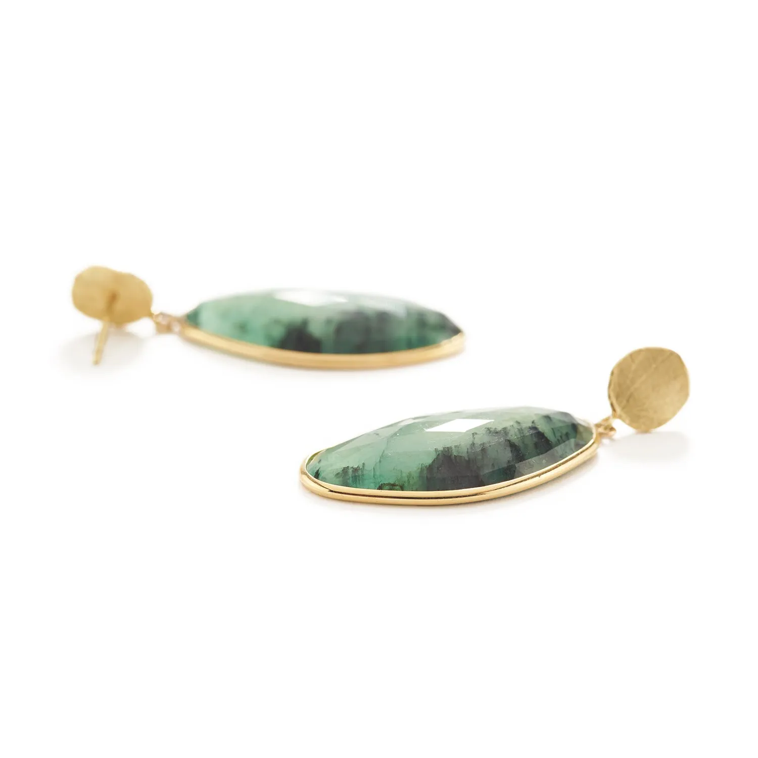 Emerald Drop Earrings